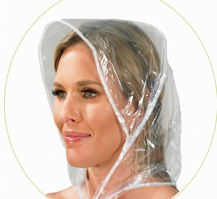 Leisure Caps Plastic Cover PE Hood Rain Hat
