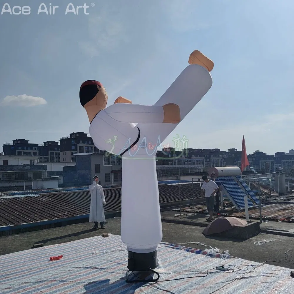 3mh Inflatable Taekwondo Dancer Karate Man Advertising Air Dancers for Exhibition or Event Promotion