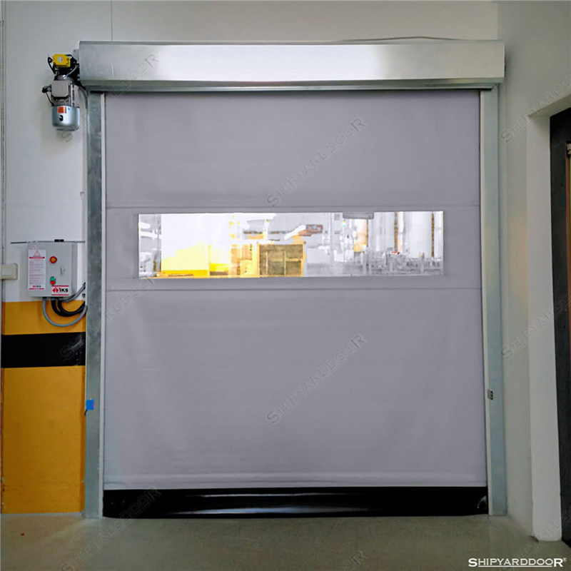 Fast PVC Roller Shutter Door Good Sealing Fast Rolling Door for Frozen Food Warehouse