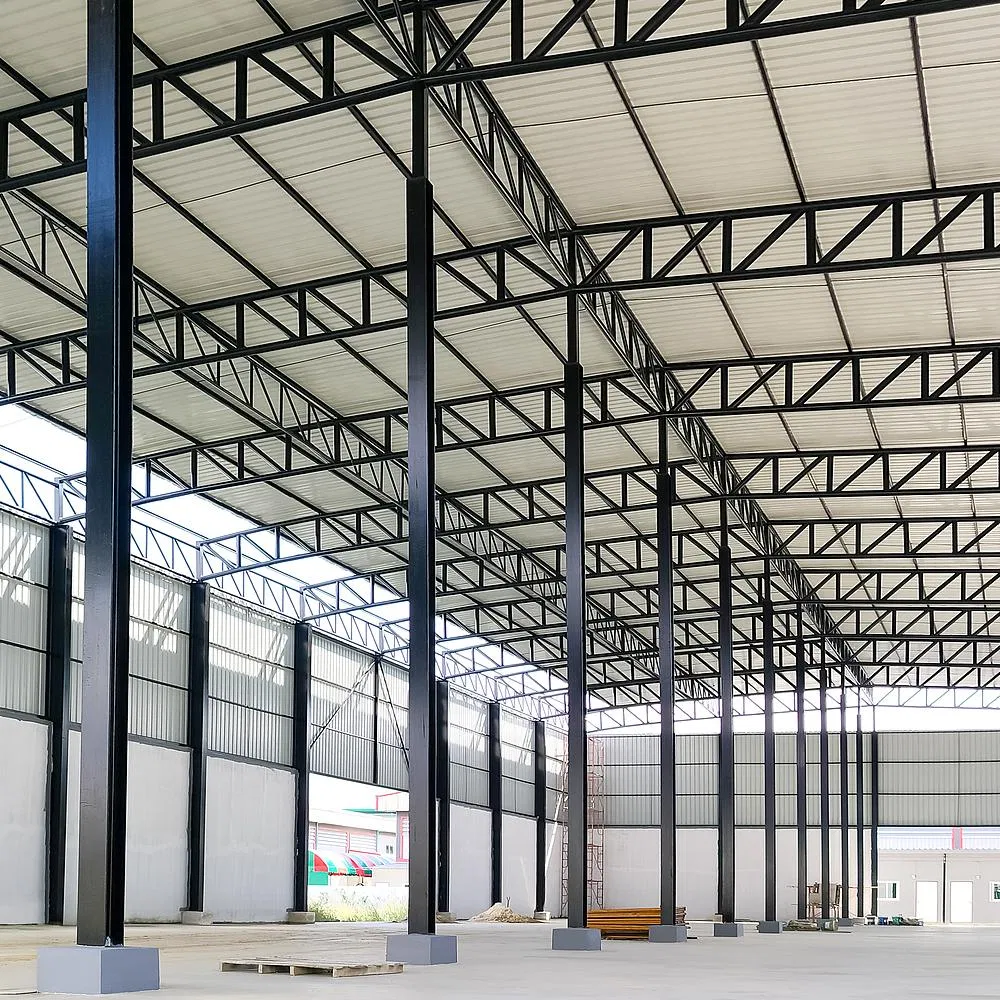 Low Cost Metal Buildings Workshop Hangar Steel Frame Prefabricated Steel Structure Warehouse