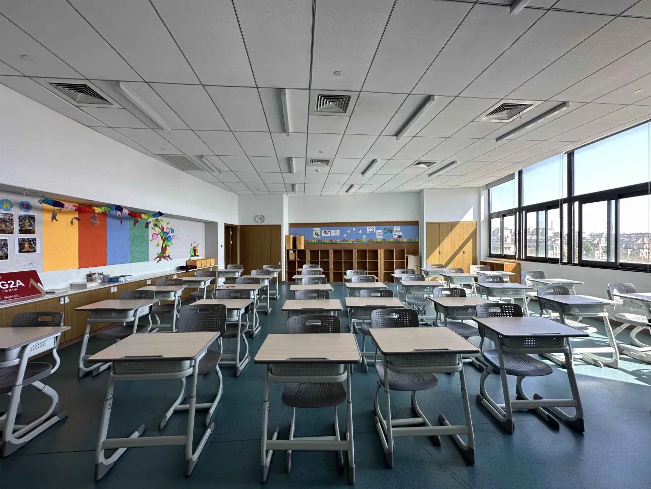 Acoustic Sound Panels Thermal Insulation Rockwool Suspended False Ceiling Panels for Hospital/School