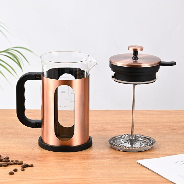 Sleek Design Durable Construction French Press Stainless Steel for Home Kitchen Use
