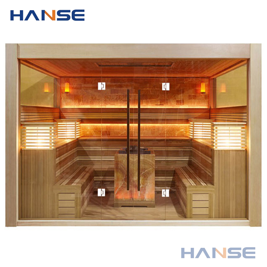 Сухая сауна на 2-4 человека из кедра и сосны с ИК-нагревом