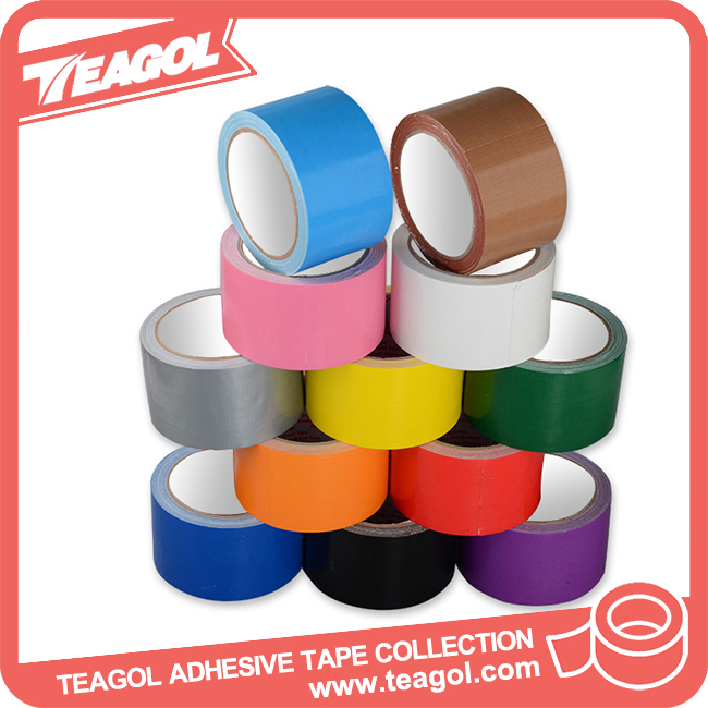 High Temperature Resistant Carpet Cloth Duct Tape Colored Adhesive Cloth Tape