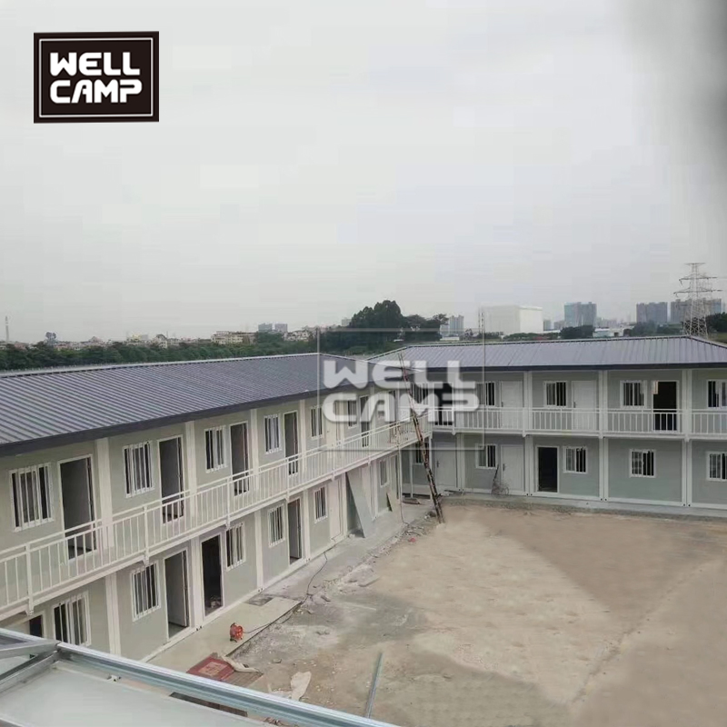 Flat Pack Container House for Labor Camp Apartment and Office Building