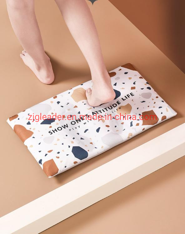 Zjgleader Diatom Mud Soft Mat Diatomaceous Earth Bath Mat