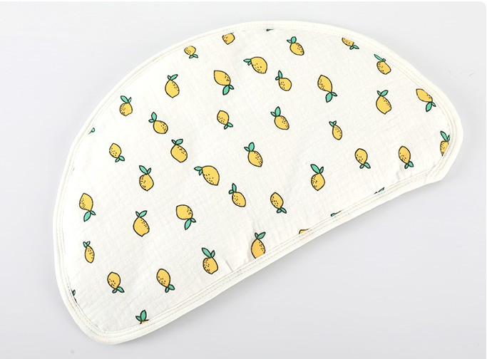 New Newborn Super Soft Baby Pillow Cushion Flat Pillow Towel Breathable Sweat-Absorbing Baby Anti-Spit Milk Cloud Pillow