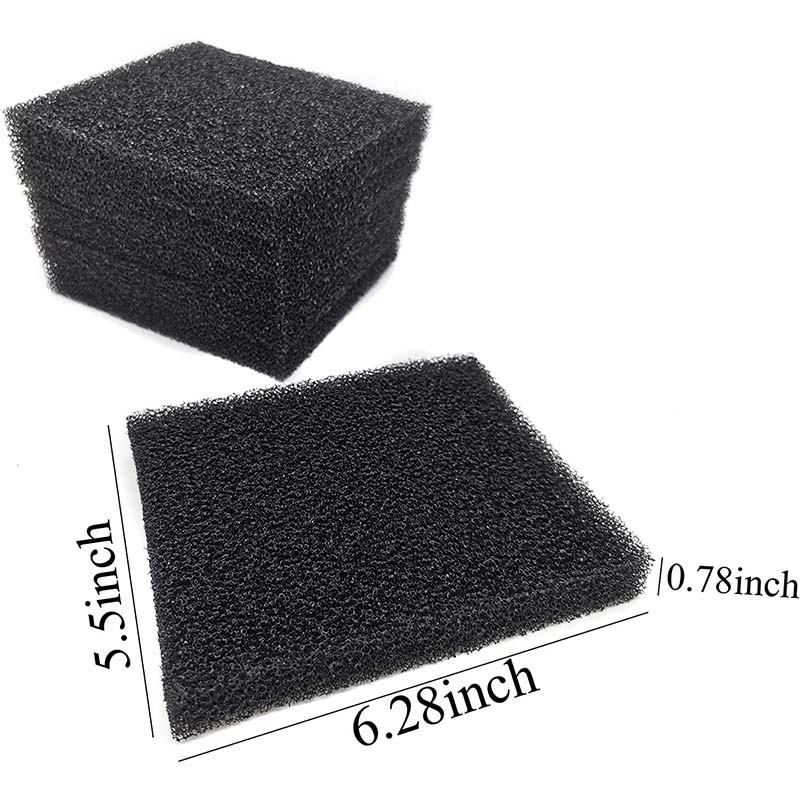 Coarse Filter Foam Sponge Breathable Fireproof Dust Filter Washable Quick Dry Foam Sheet