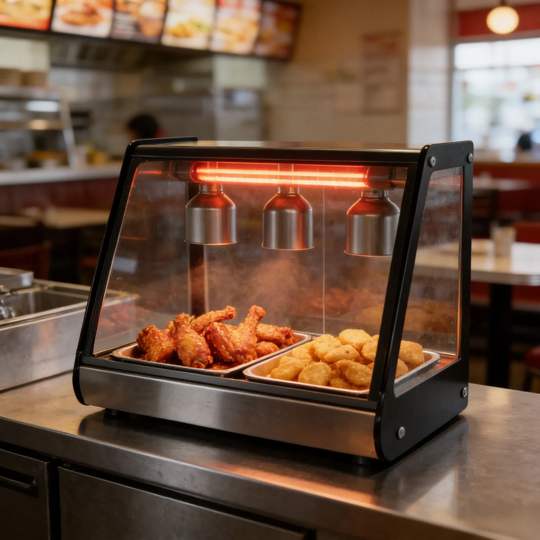 Commercial Catering Equipment Food Display Warmer for Supermarket