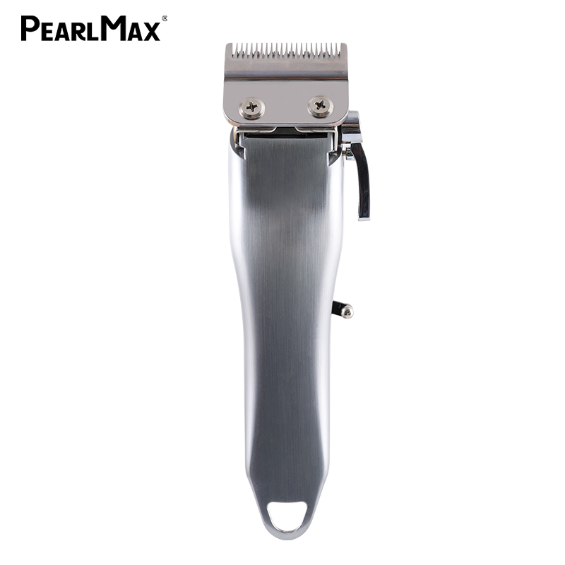 Pearlmax Electric Rechargeable Cordless High Quality Men Body Metal LCD Hair Clipper