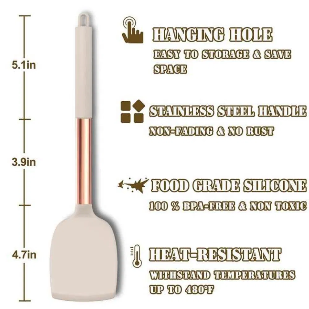 Silicone Cooking Kitchen Household Utensils Set Kitchen Ware Tools & Gadgets