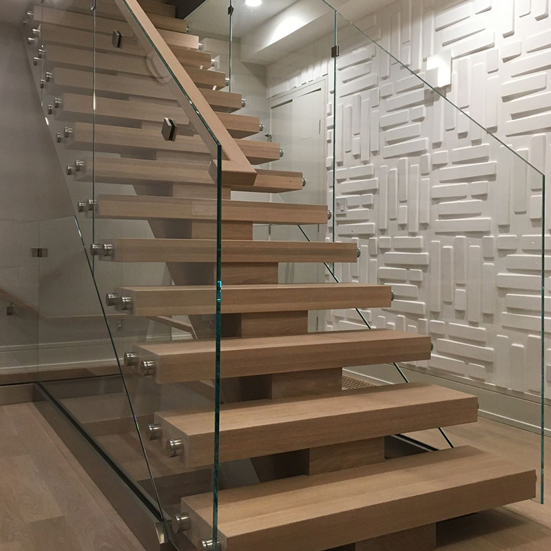 Frameless Structural Glass Railing Wind Resistant Design Glass Guardrail