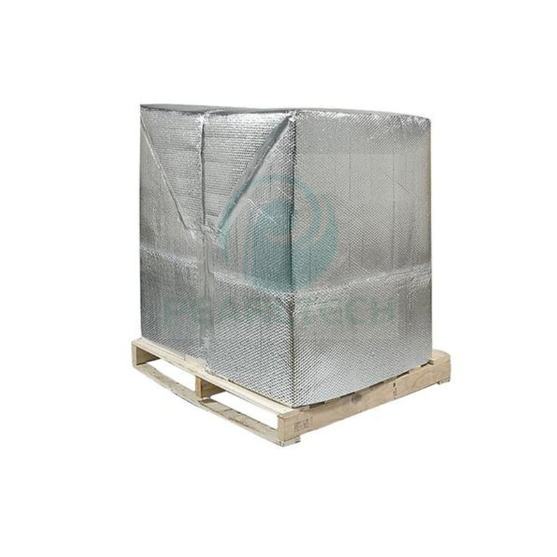Moisture-Proof Bubble Composite Aluminum Metallised Pet for Thermal Tray Pallet Cover to Cold Chain Transport