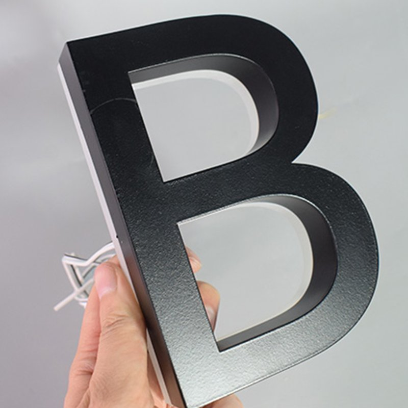 Hot Sale Long Working High Weatherproof Brightness Modern Integrated Back Illuminated Stainless Steel Letter Sign