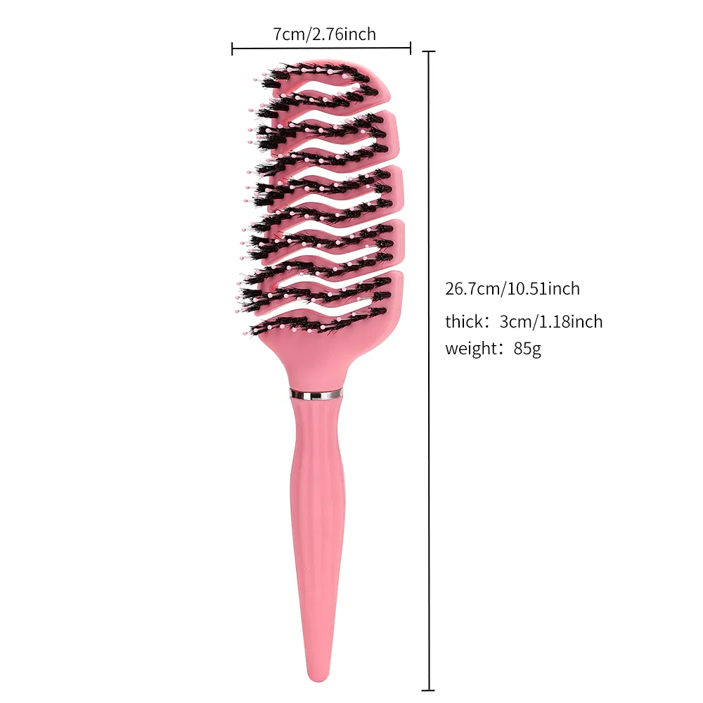 Luxury Detangling Brush Drying Curved Vented Styling Curly Hairbrushes for Women