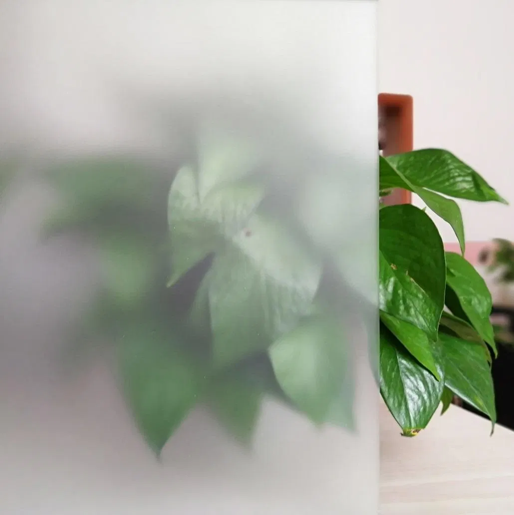 3/4/5/6/8/10/12mm Acid Etched Glass, Frosted Glass, Decorative Glass CE Certified