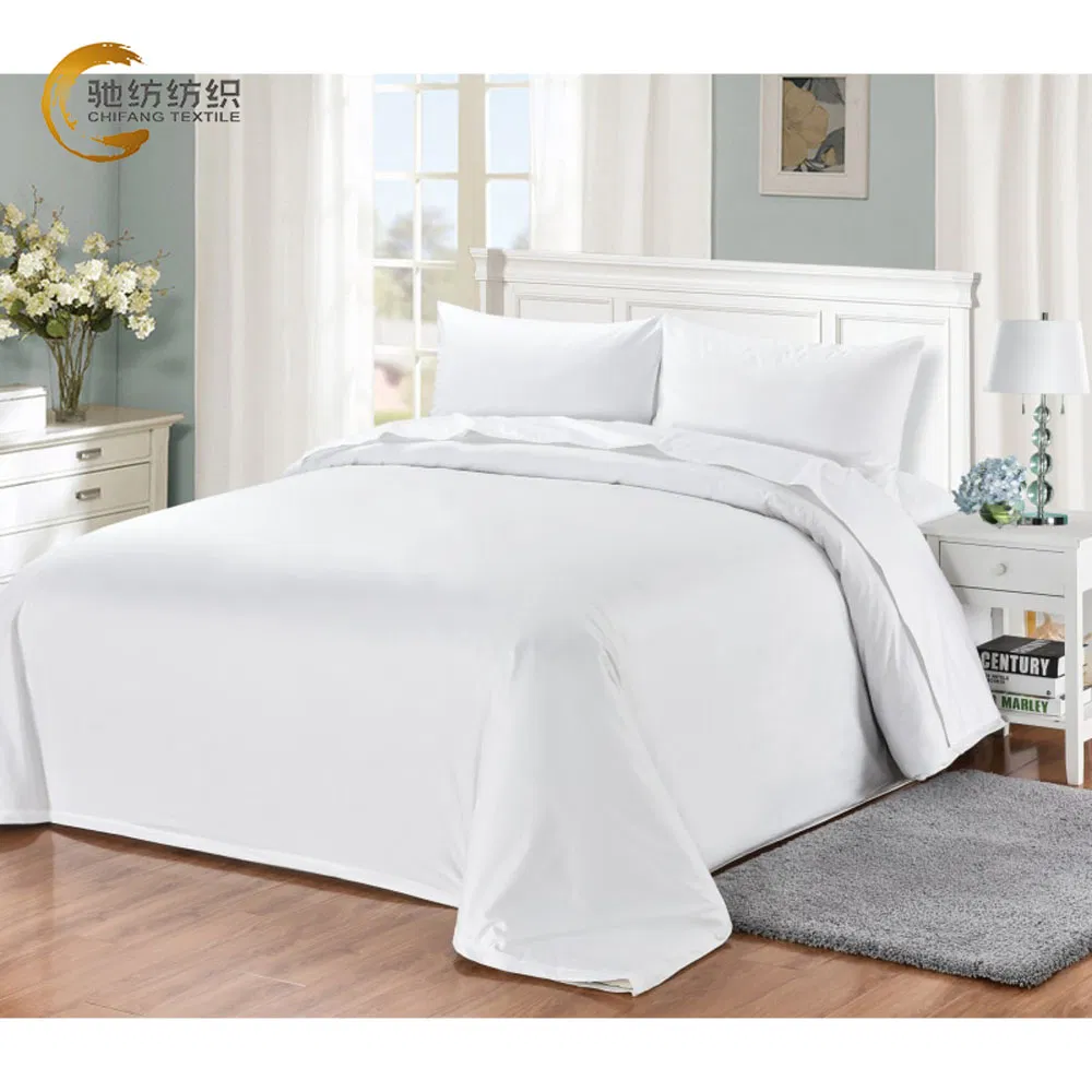 Hotel Bedding Textile White 100% Cotton Bedlinen Duvet Cover