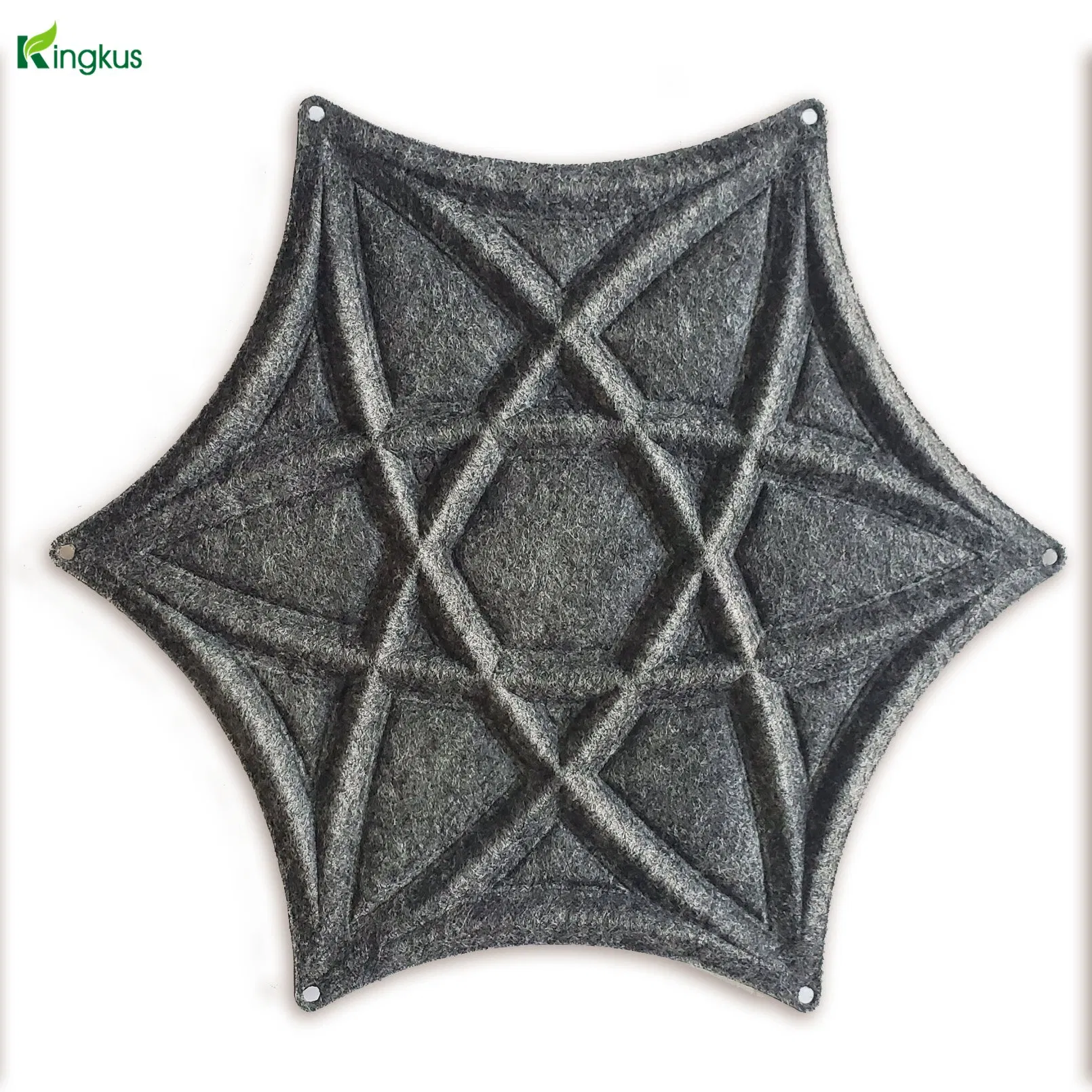 Hexagon 3D Line Open Polyester Panels From Kingkus