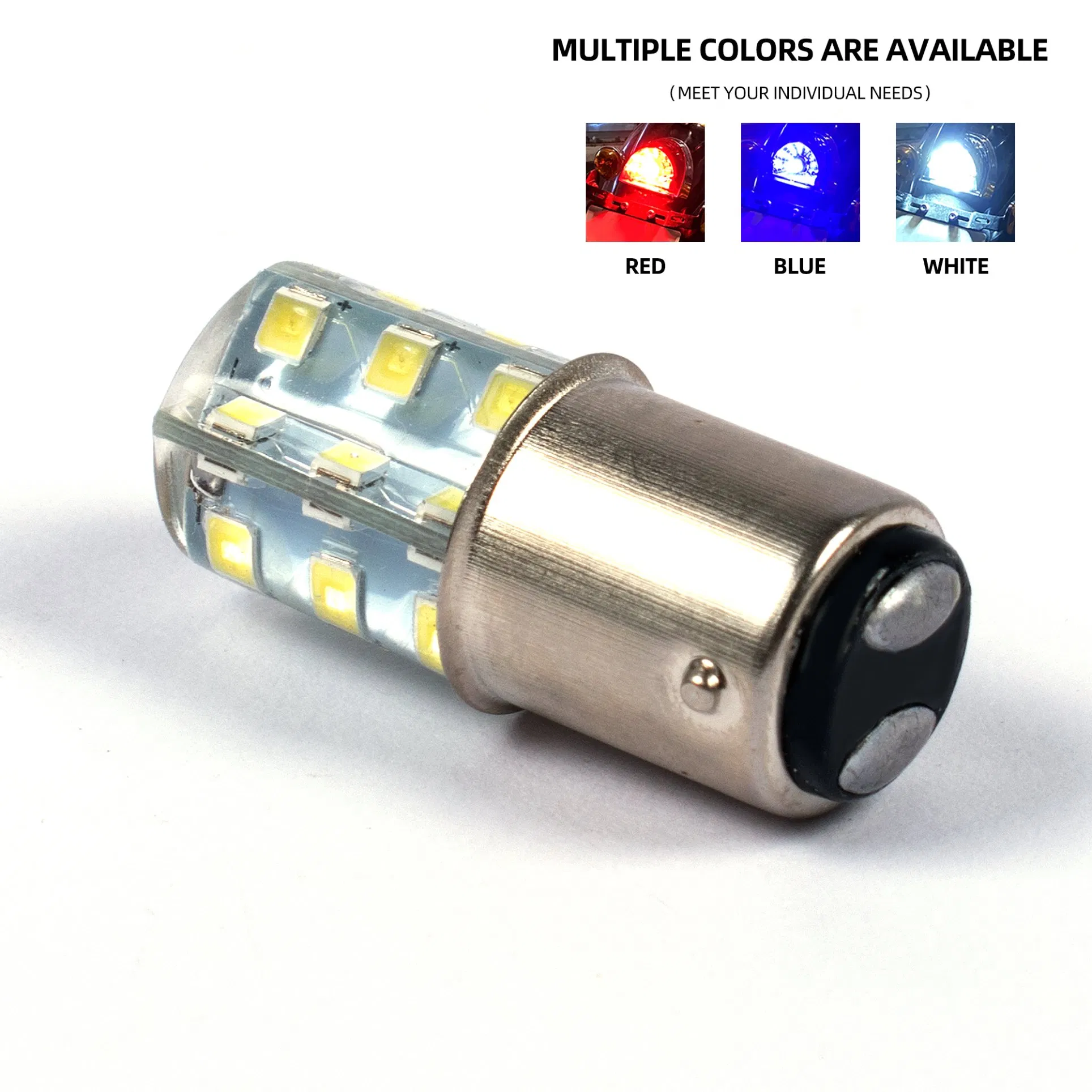 Светодиодная лампа 1157 2835 24 LED для стоп-сигнала и габаритов