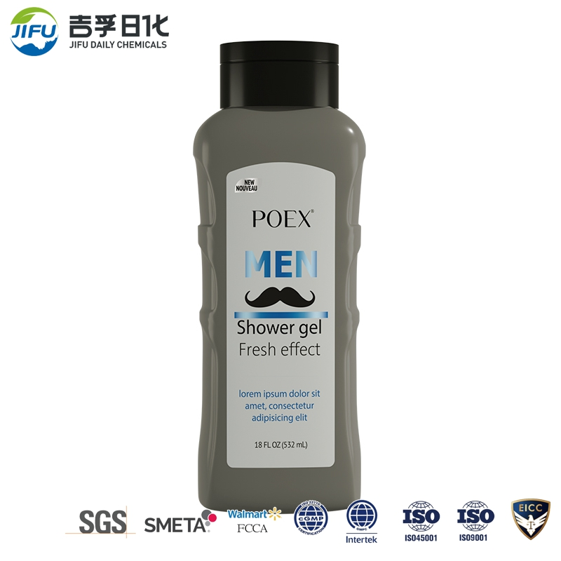 Private Label Supplier Private Label Men Shower Gel Natural Organic Deep Cleaning Custom Luxury Bath Shampoo Body Wash for Men