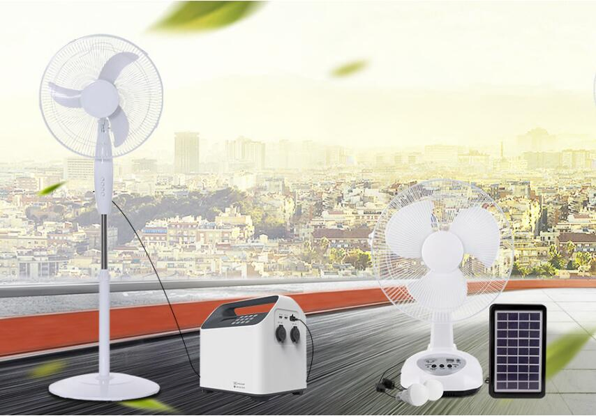 Newest High Quality Solar Fan Home Outerdoor Solar Energy Power Table Solar