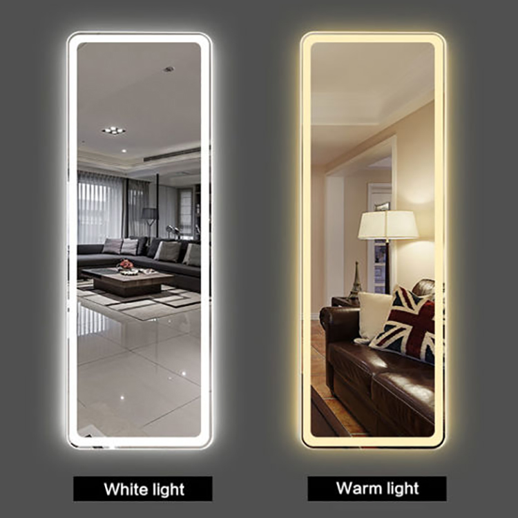 Wholesale Price Hair Salon Dressing Room Wall Mounted Full Body Mirror with LED Lights