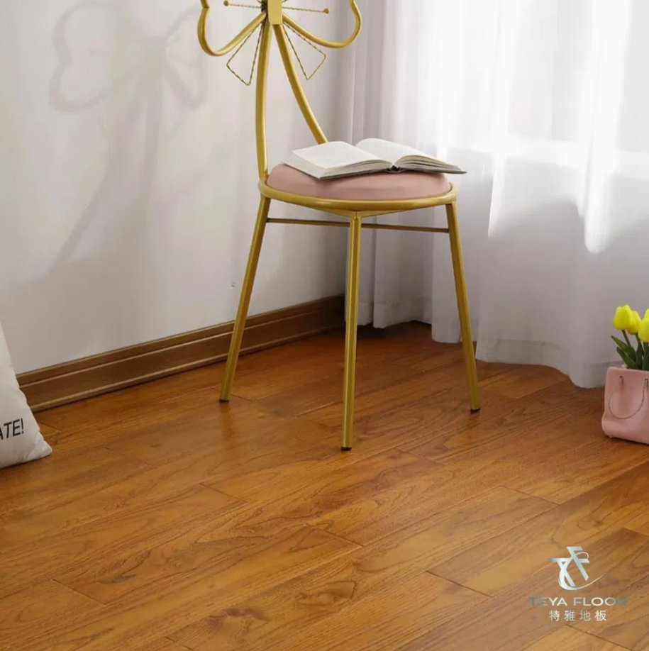 New Chinese Style Diamond Teak Solid Wood Floor