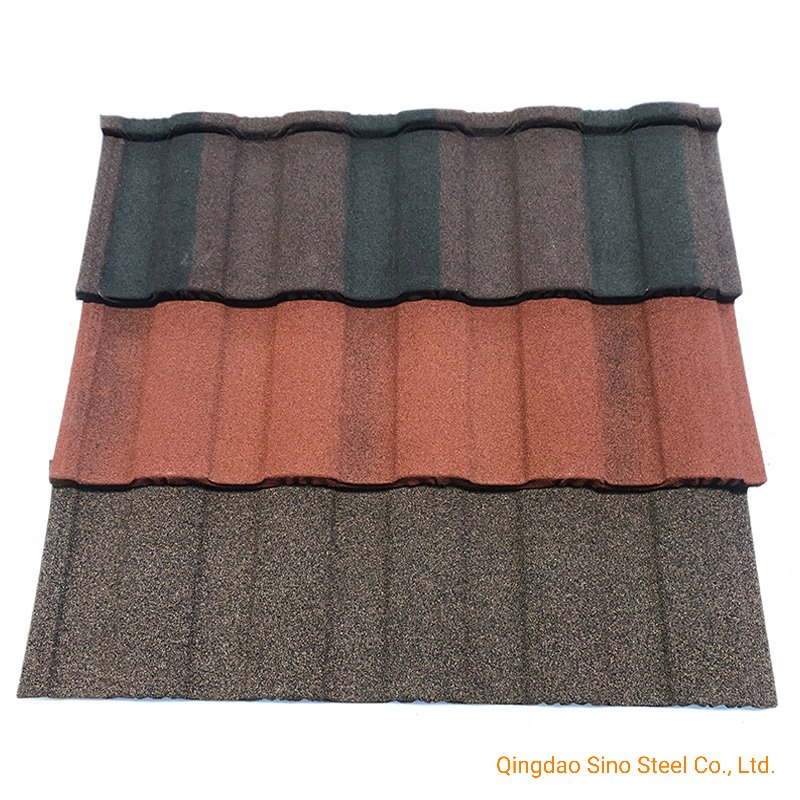 High Quality Roman/Milano/Classic/Spanish Style Stone Coated Roof Tiles Metal Sheet Color Coated Roofing Sheet Steel Roof Tile for Roofing Material