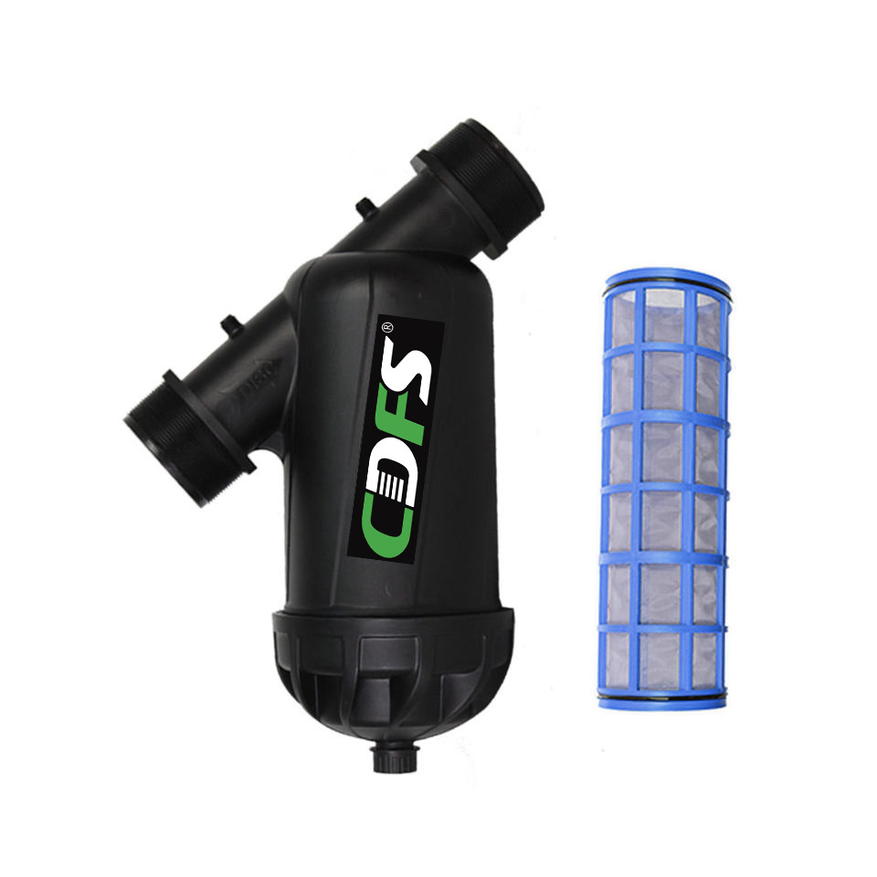 Y/ T Ty/ TPE Irrigation Water Filter 1-1/2" Plastic Cdfs Screen Filter Agriculture for Drip Irrigation Sy/ Tstem