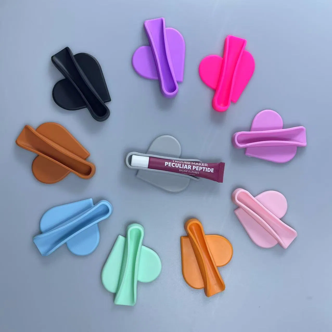 Cute & Functional! Silicone Lipstick Lip Balm Phone Stand- Stylish & Convenient