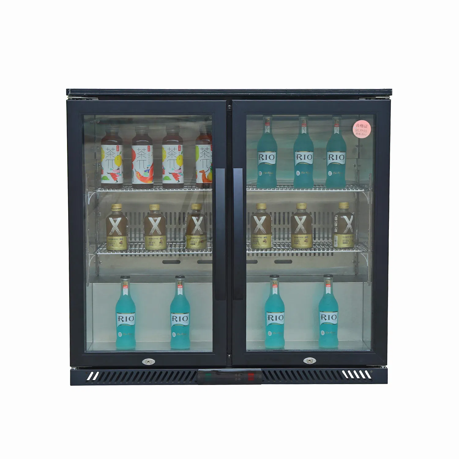 Двухдверный коммерческий холодильник для напитков