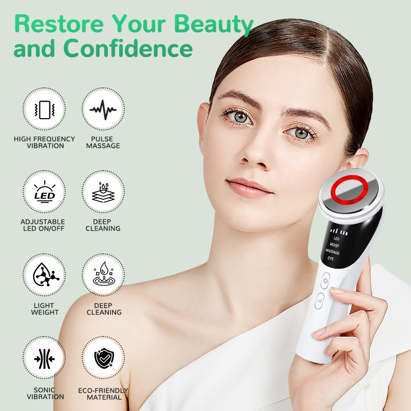 Micro-Current Beauty Introduction Instrument, Face Massager, Cleaning and Beauty Machine