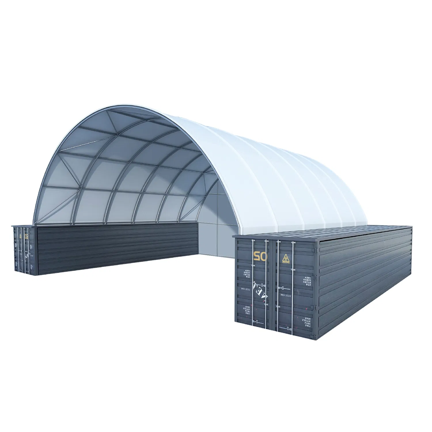 Durable 40FT Container Dome Shelter for Outdoor Storage Solutions