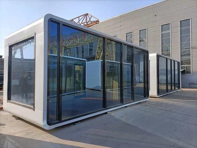 Hot Sale Prefabricated House Tiny Apple Cabin Office 20FT 40FT Modular Prefab Container Office Portable Apple House Pod Movable