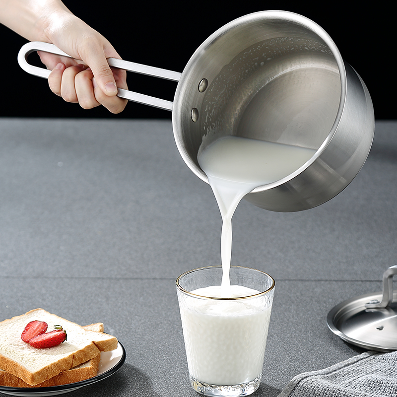 Anti-Corrosion Durable Stainless Steel Uniform Heat Conduction Base Stockpot Cooker Set