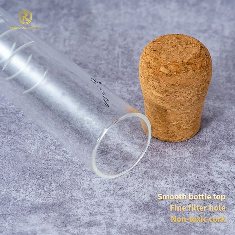 Wholesale Tea Infuser Mug Single Cup 350ml Borosilicate Glass Teacup Set with Reusable Glass Tube Tea Infuser