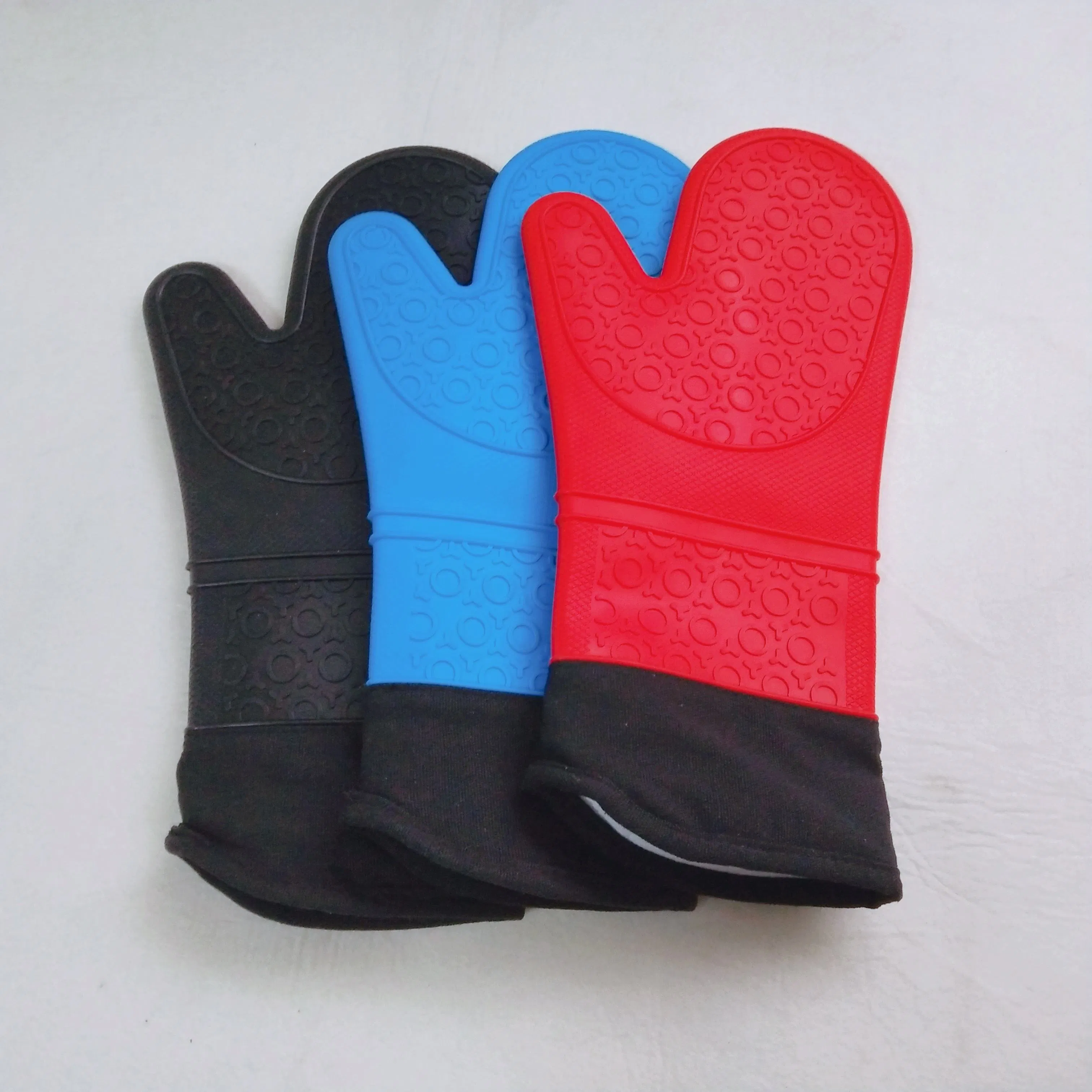 Premium Heat Resistant Silicone Oven Mitts for Safe Cooking