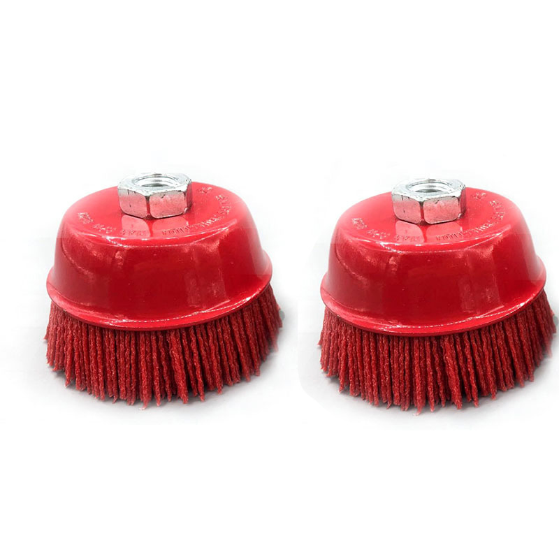 Multi Functional Bowl Shaped Nylon DuPont Wire Polishing Redwood Abrasive Brush