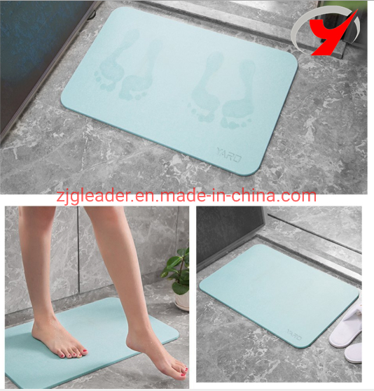 Zjgleader Modern Japan Style Diatomite Mat Customized Size