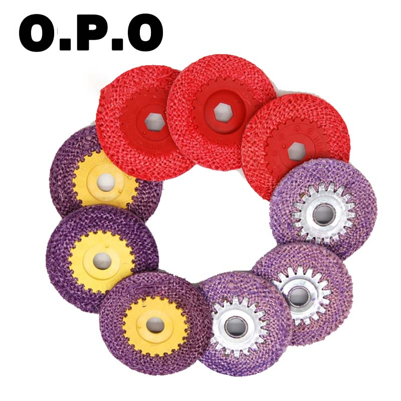 Полировальные круги 100 мм из красного льна для металла