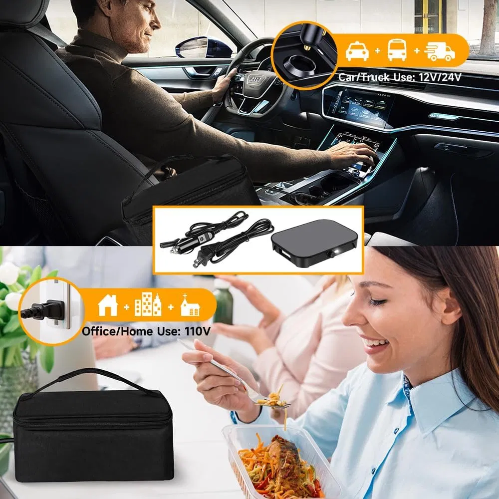 100W Compact Personal Microwave Oven Food Warmer with Temperature Control