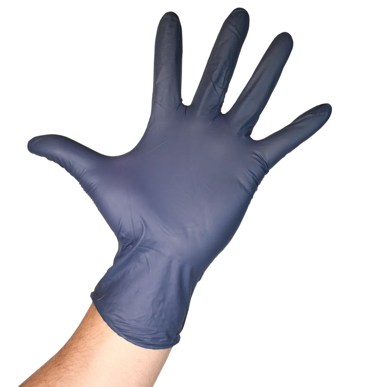 Premium Nitrile Gloves - Powder-Free, Latex-Free, Chemical Resistant CE/ISO13485 After Processing and Cleaning, Inflation Inspection, Thickness of 4.5-5 Mil