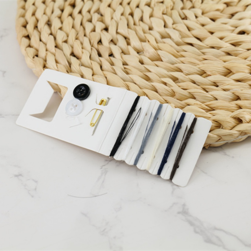 Travel Companion Sewing Kit for Quick Fixes on Journeys with Essential Sewing Tools and Portable Size