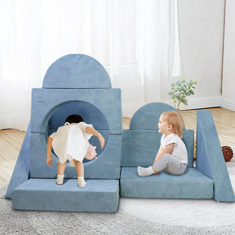 DIY Folding Sofa Set Kids Play Couch Children Early Educational Sofas and Couches