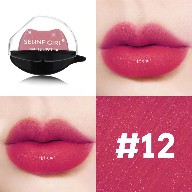 Seline Girl 8.9g Wholesale Moisturizing Makeup Rose Candy Matte Lipstick
