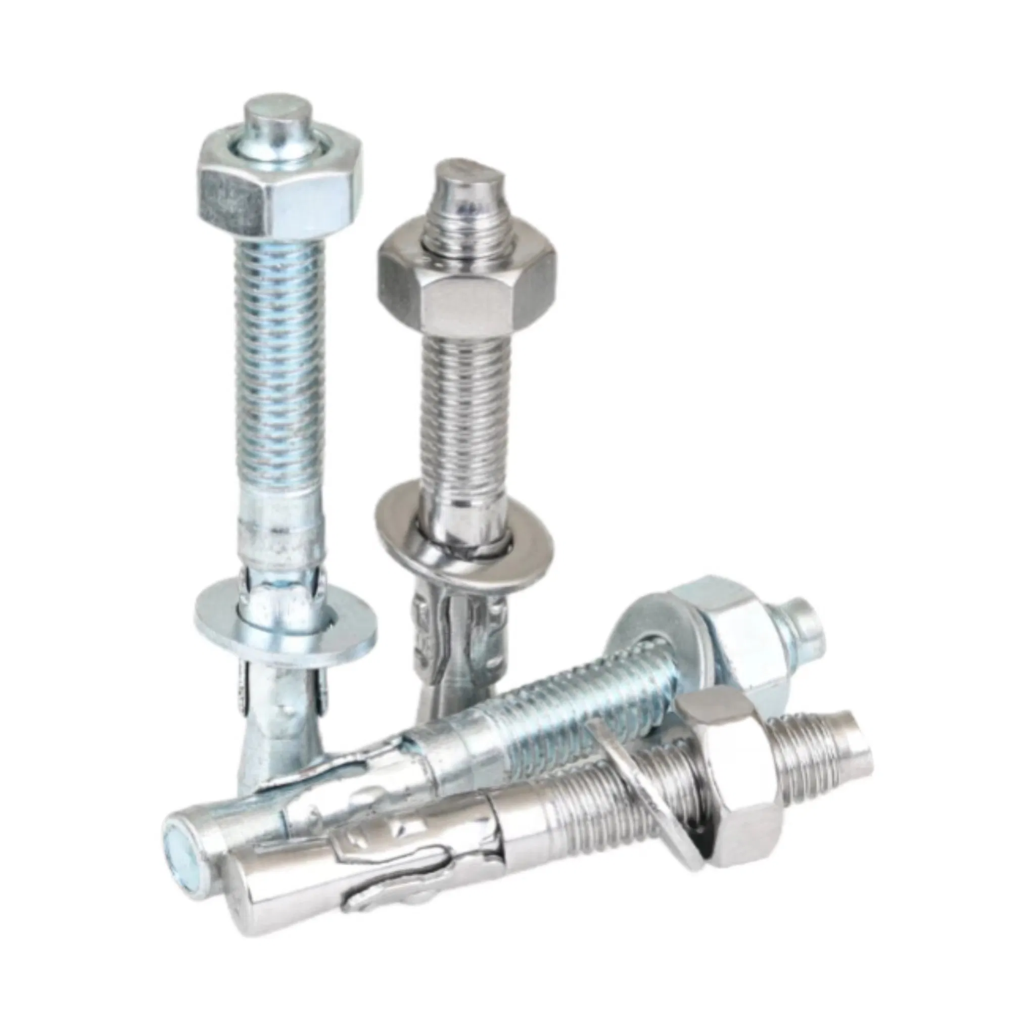 Анкерный болт клиновой с гайкой и шайбой