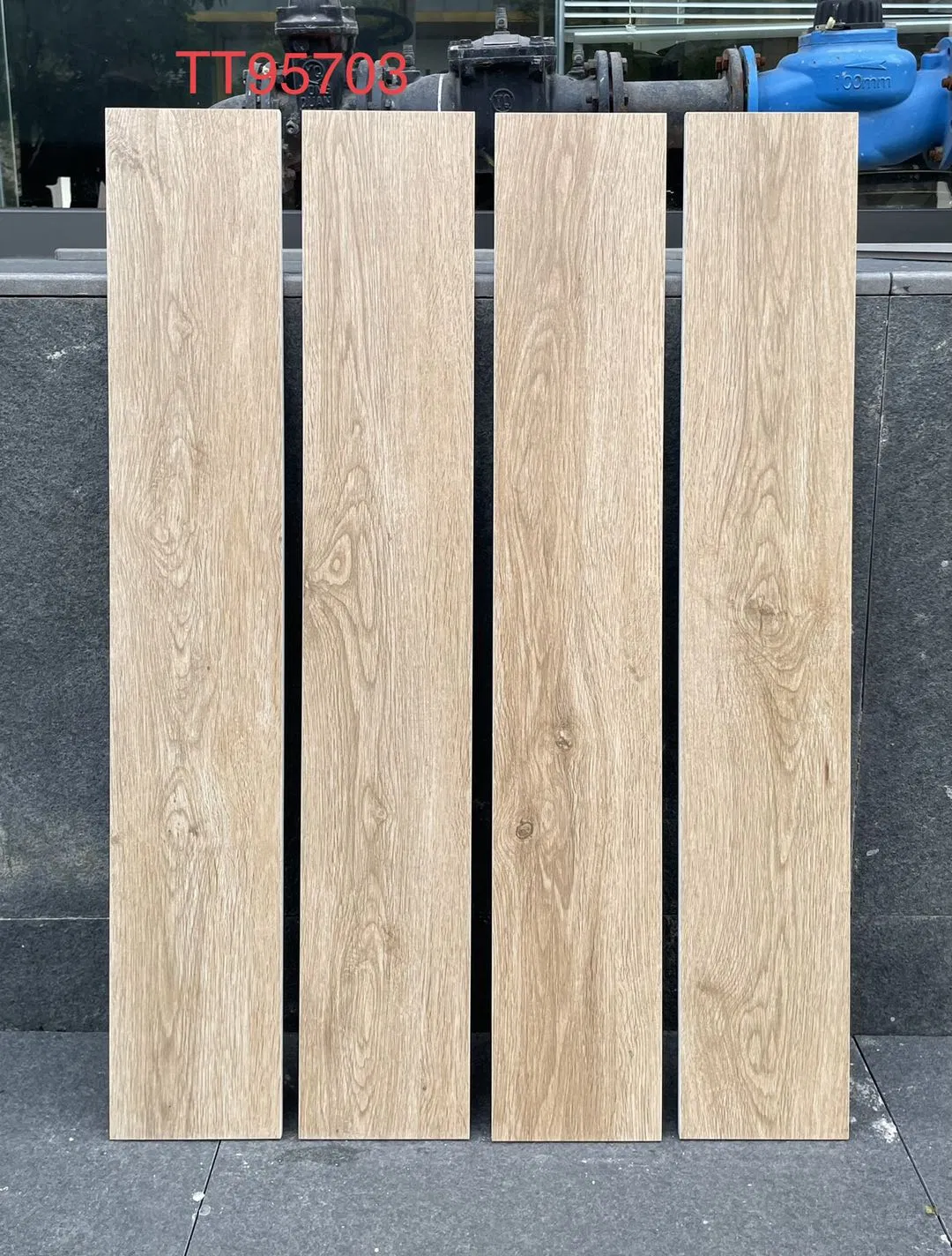 China Factory Indoor Home Living Room Floor Tiles 150X900mm Wood Look Porcelain Tile