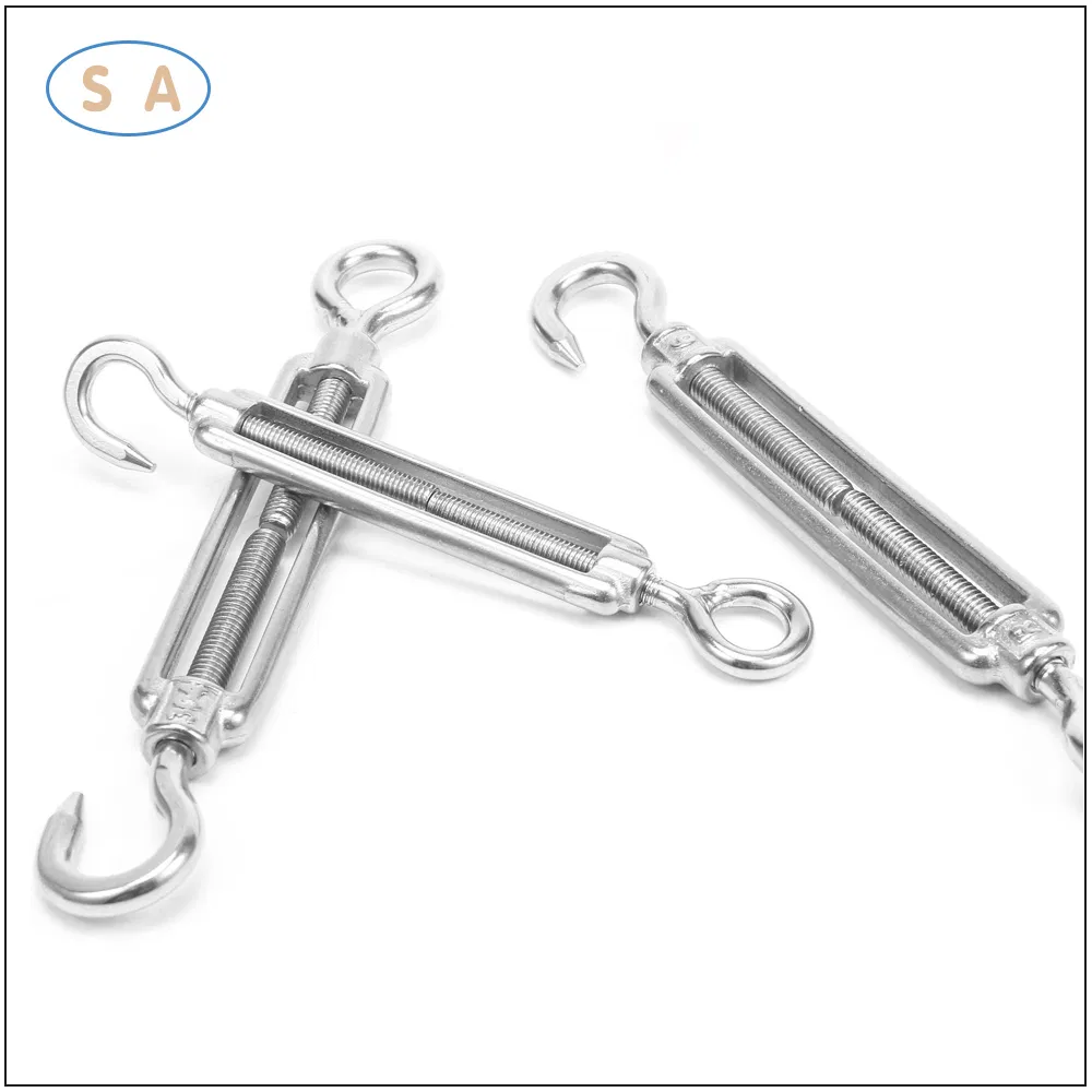 Customized Stainless Steel Rigging Eye Screw Hardware Hook Turnbuckle
