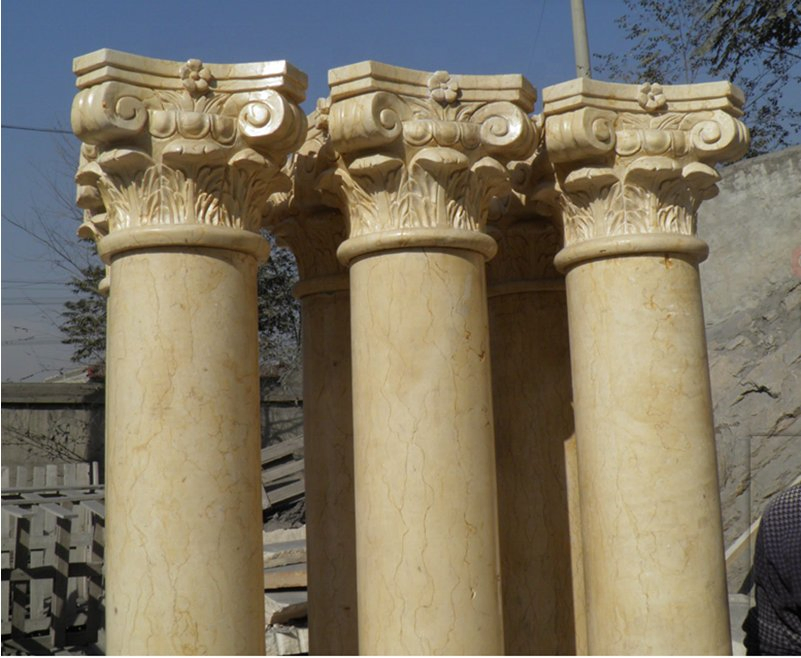Statue Pedestals Decorative Pedestals and Columns Hand Carved Column for Sale