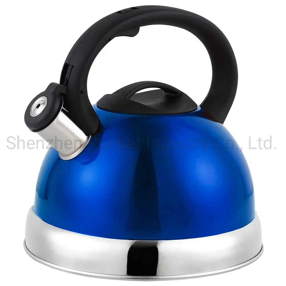 Чайник нержавеющий со свистком, 3.5 л, розовое золото